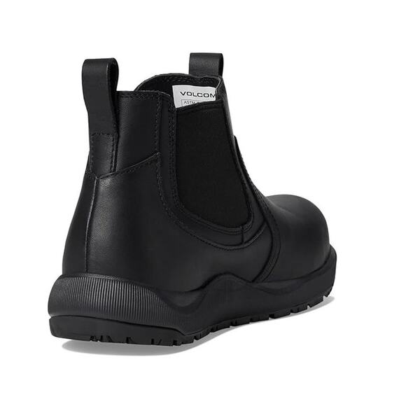 Volcom Mens Street Shield Station Tactical Boots US 11 Wide Black Slip-on CT NIB - Picture 3 of 13